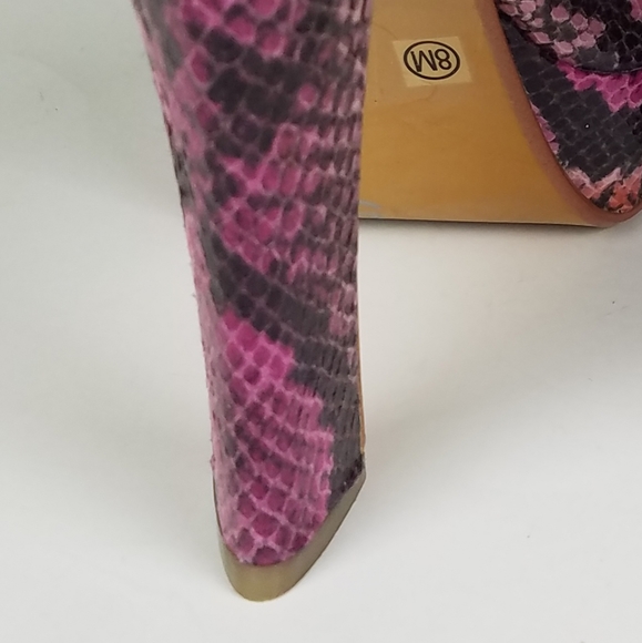 Chinese Laundry "Move Over" snakeskin print platforms size 8 - Picture 7 of 15